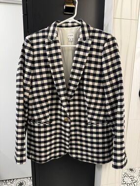 J. Crew Gingham Blazer